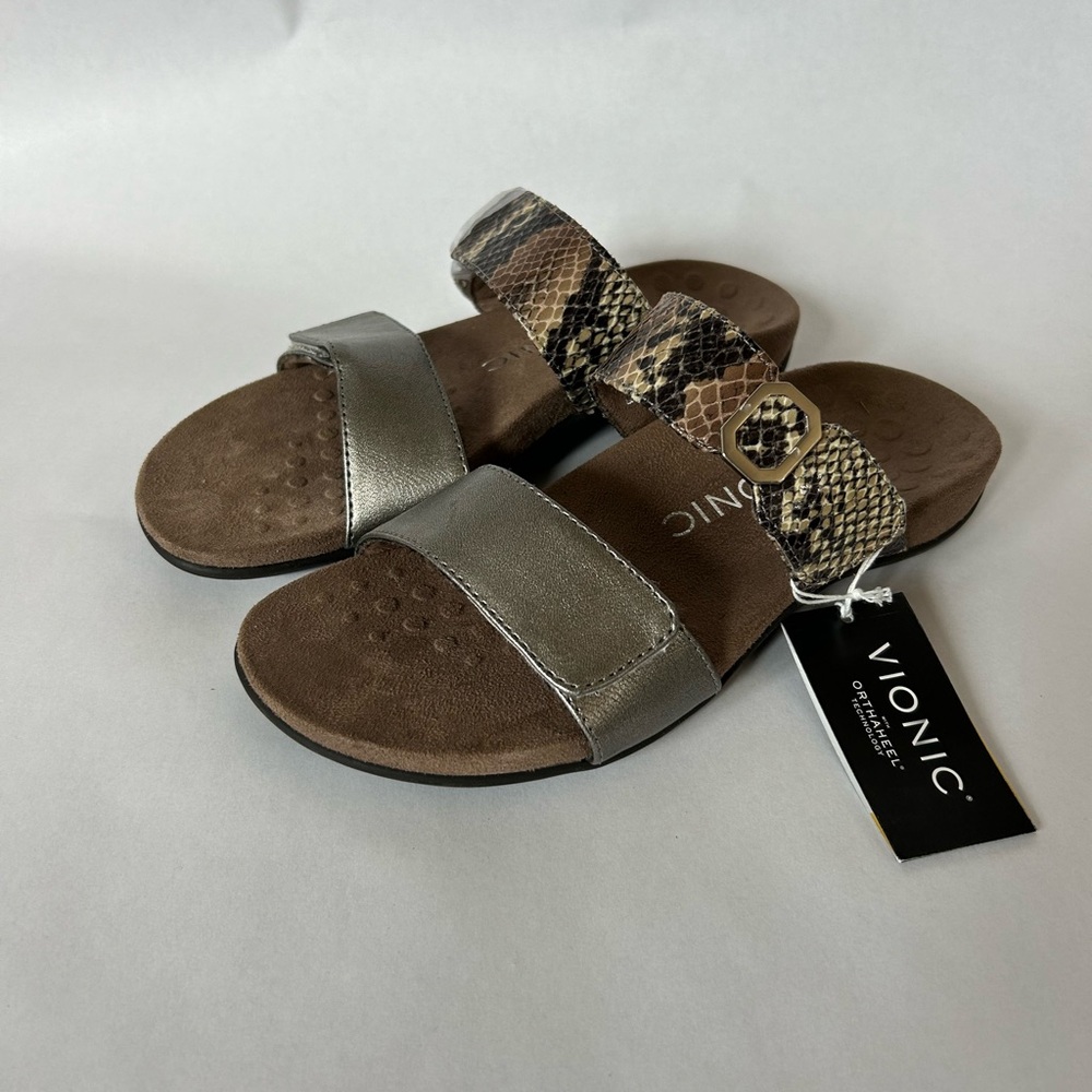 Vionic Women's Metallic and Snakeskin Sandals